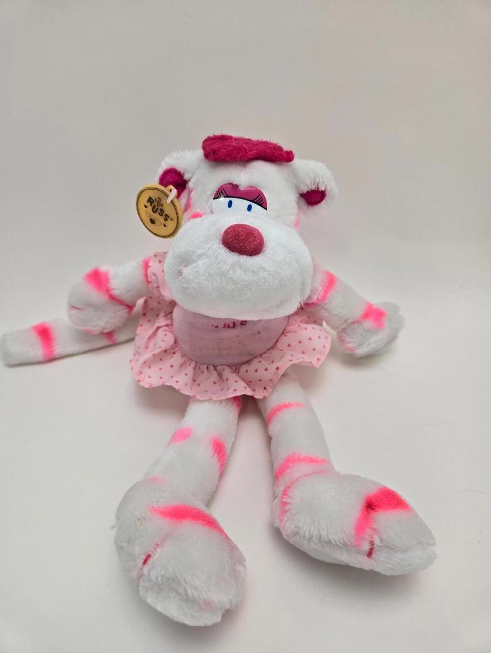 Russ Plush “Juliet” the Pink Monkey (10 inch)